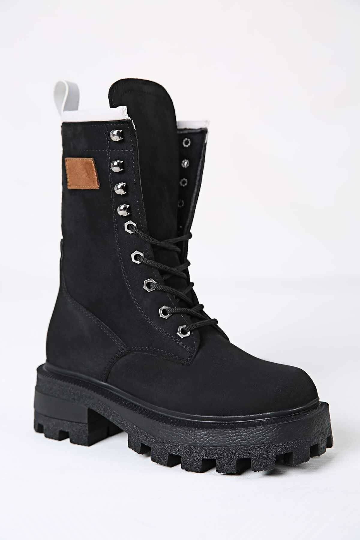 Black Women's Boots Em2391