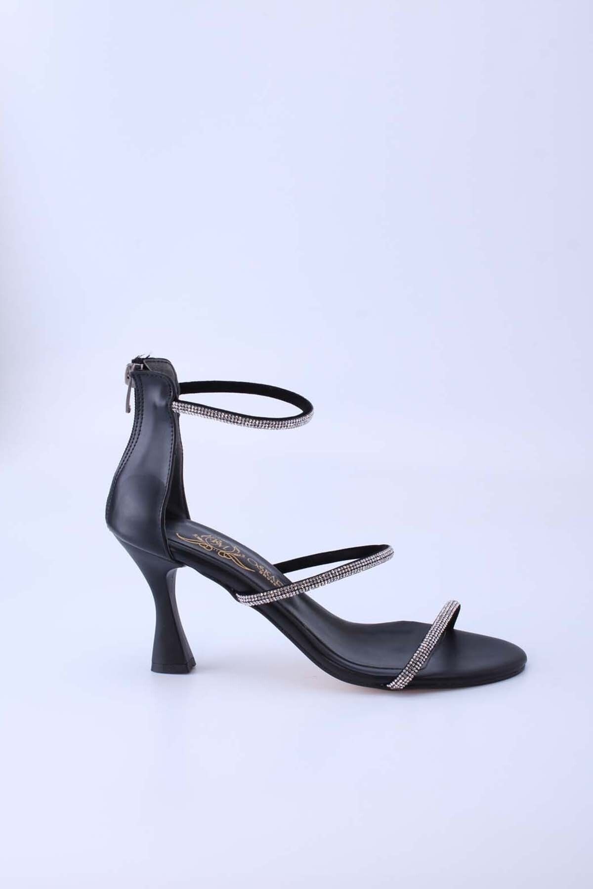 Black Women's Classic Heeled Shoes 4951