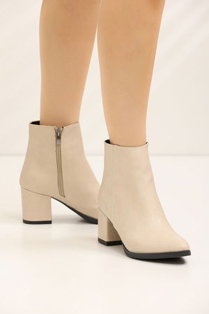 Beige Women Boots Cmy303