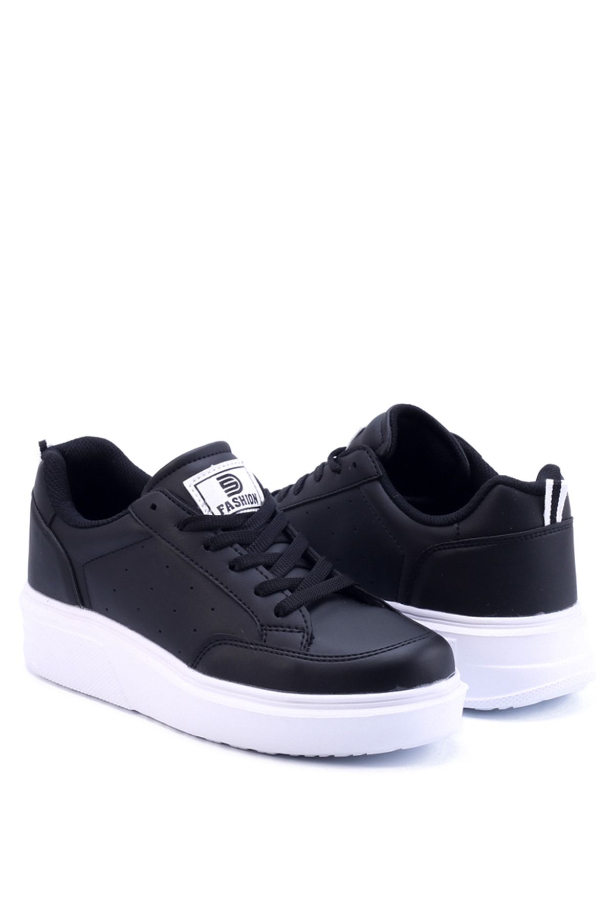 Black and White Women's Sneaker 0148