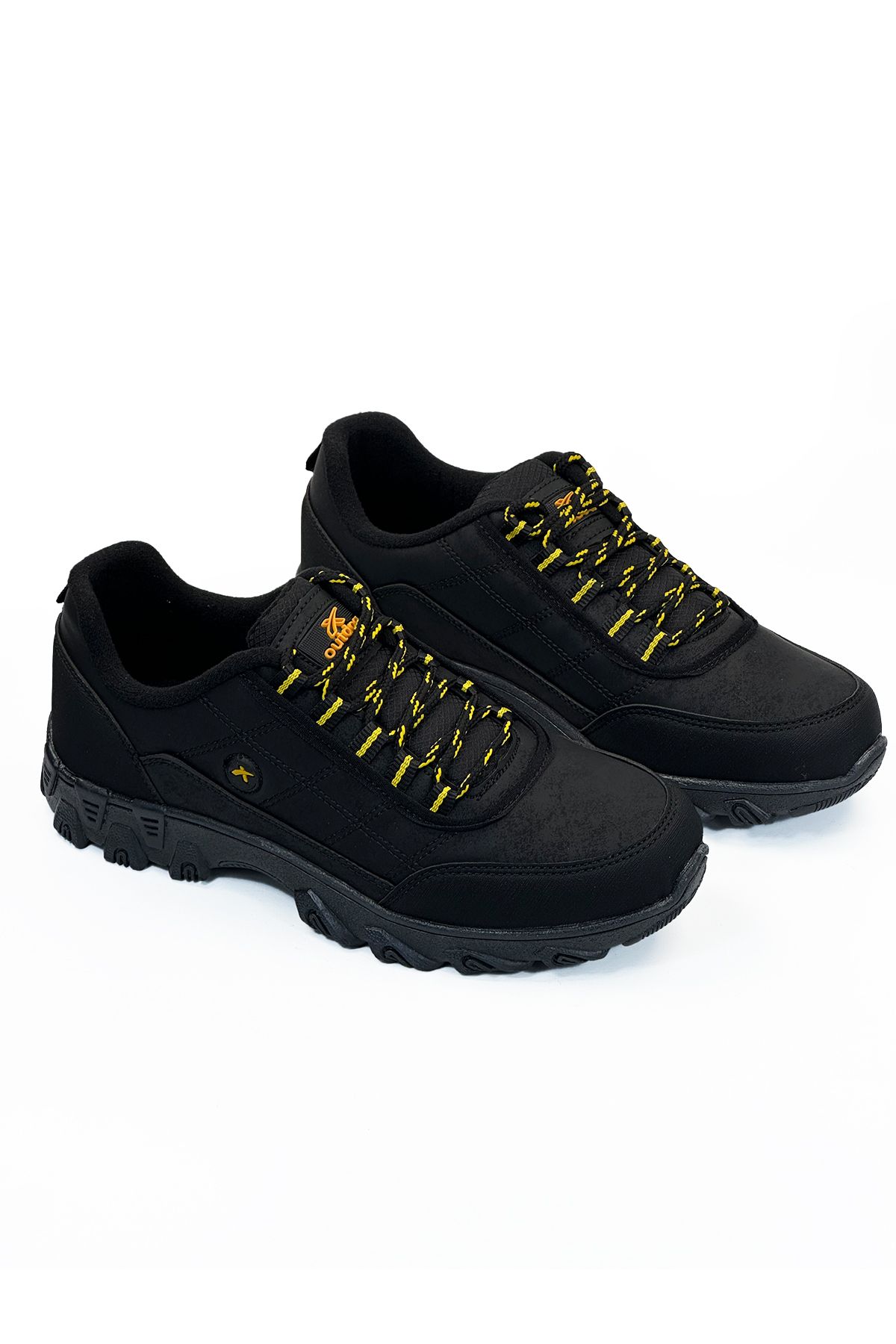 Black Yellow Unisex Outdoor Shoes EZ06