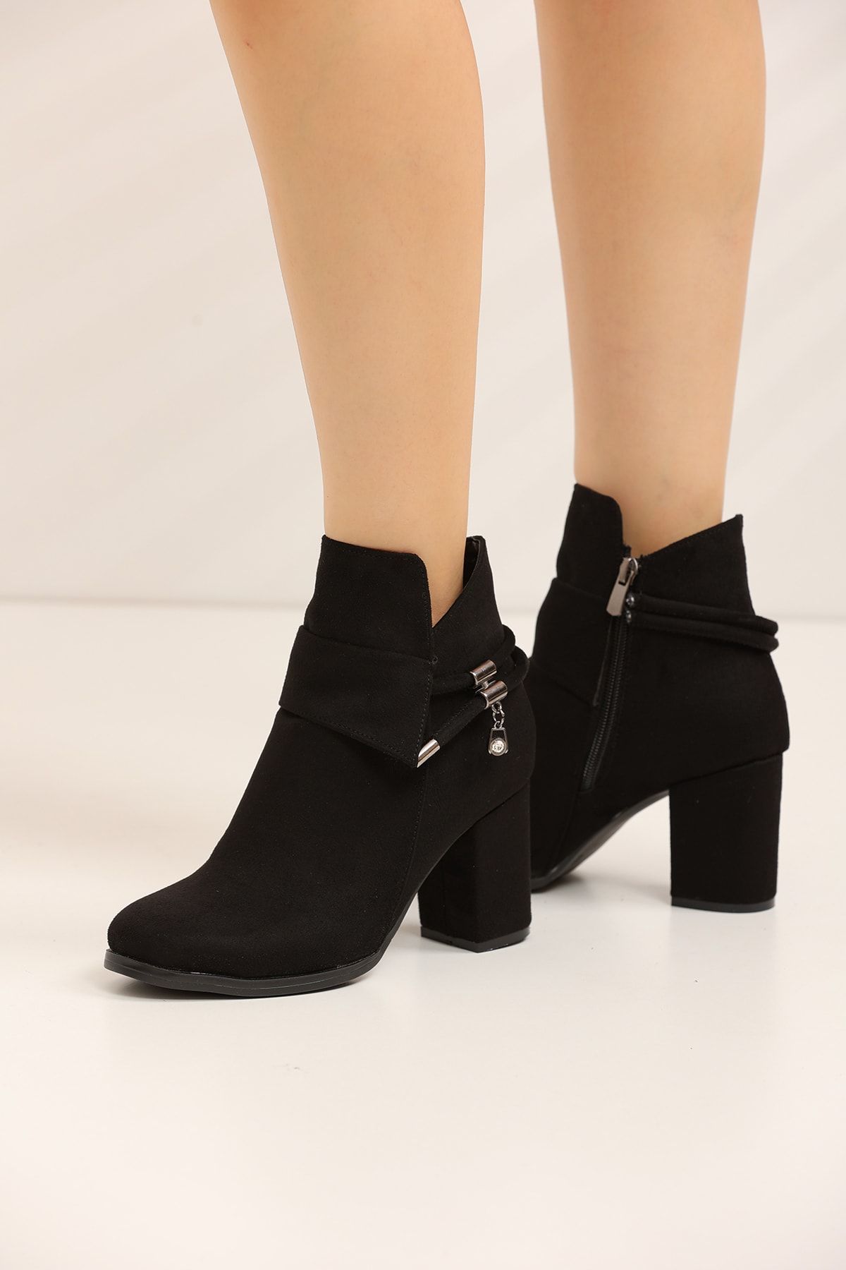 Black Suede Women's Boots 2920