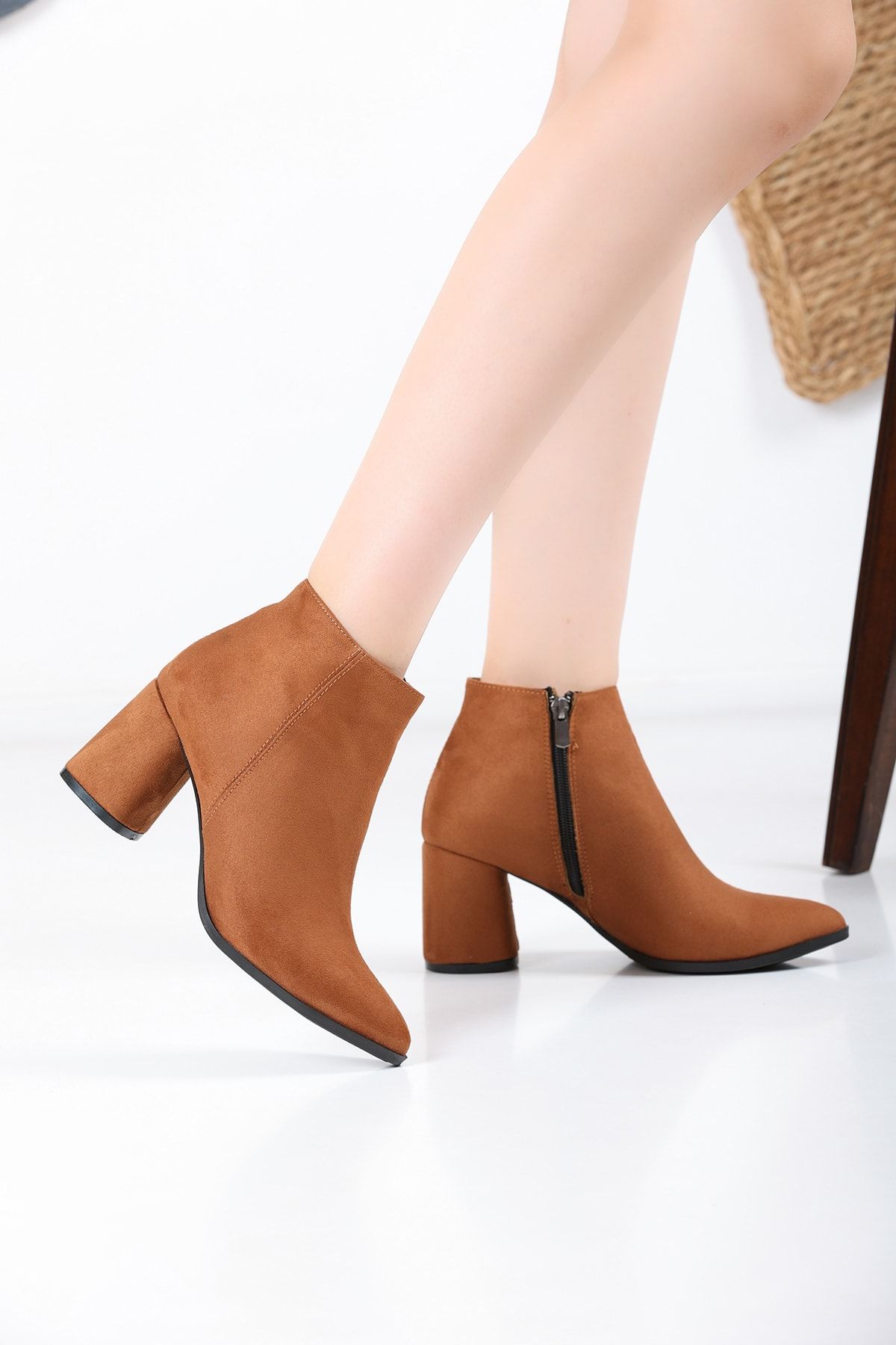 Taba Suede Women's Heeled Boots 2590