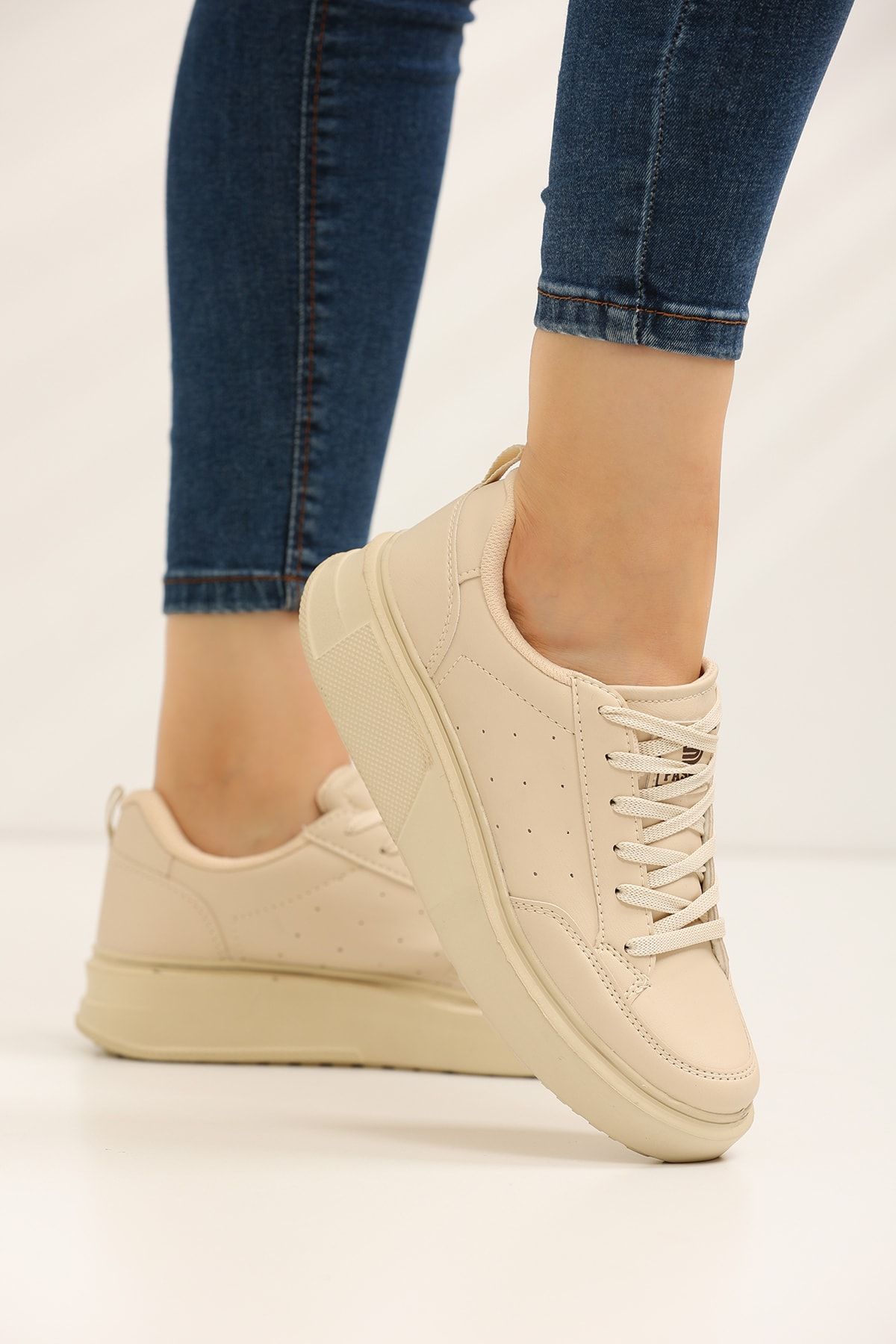 Beige Women's Sneaker 0148