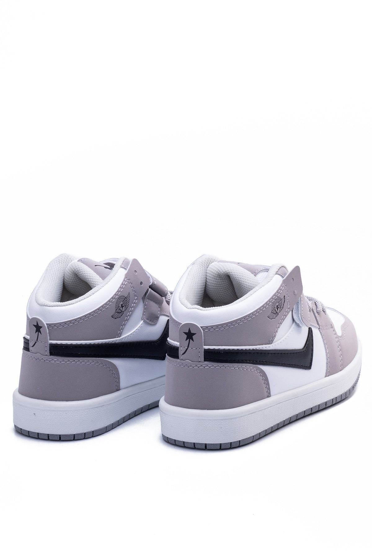 White Gray Kids Sneaker 7169