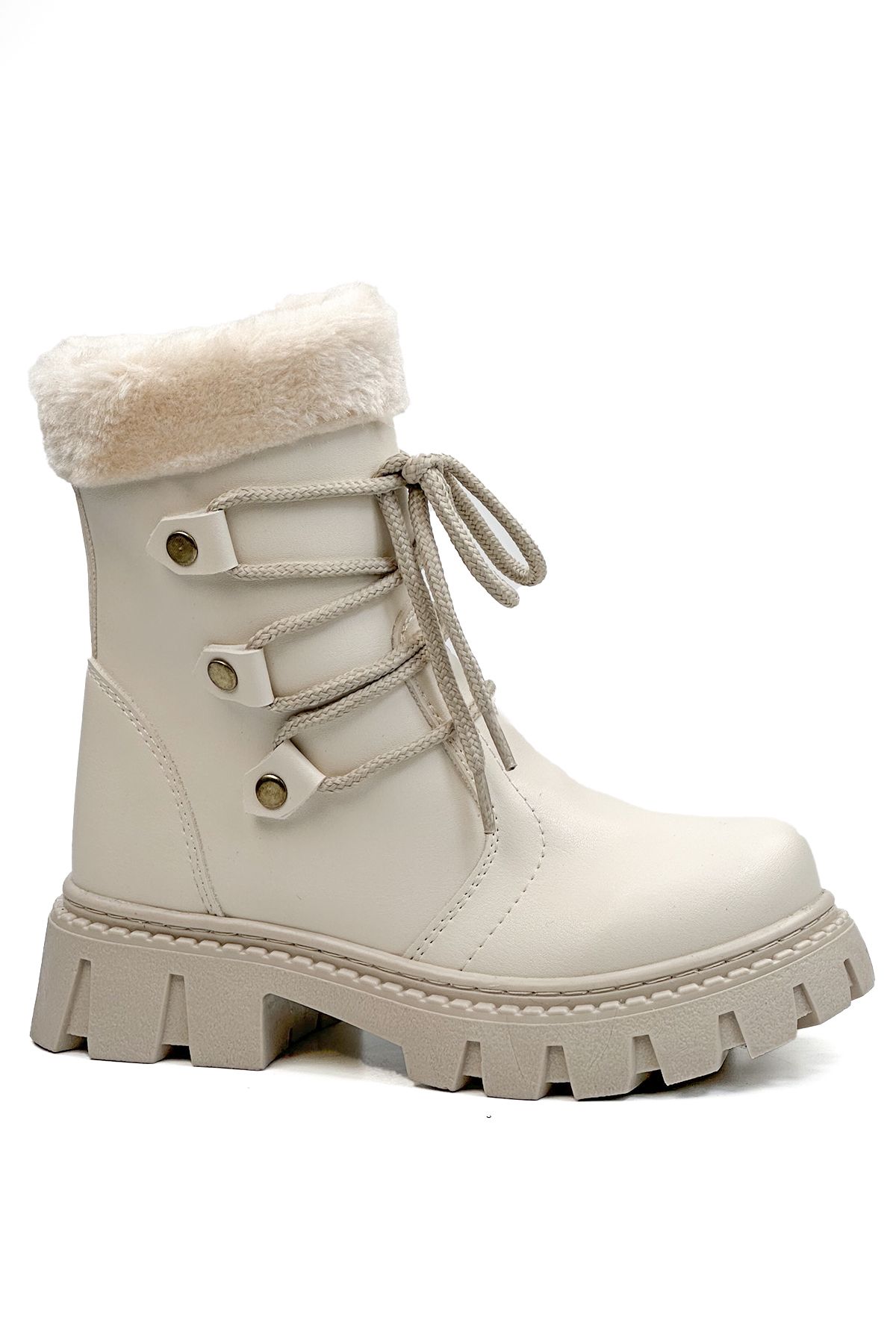 Beige Children's Postal Boots 485