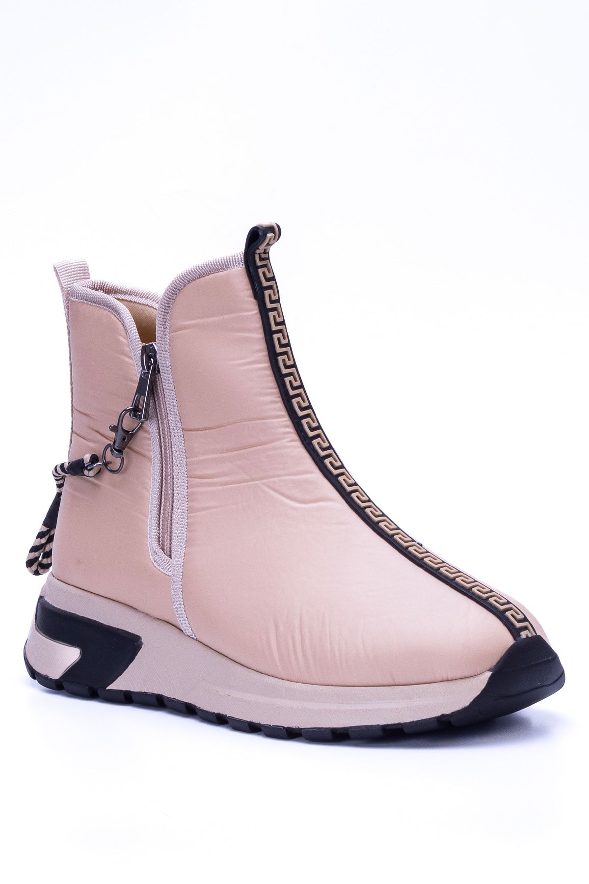 Beige Women Boots Bk155