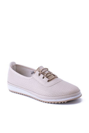 Cream Rubberized Casual Women's Casual 7002