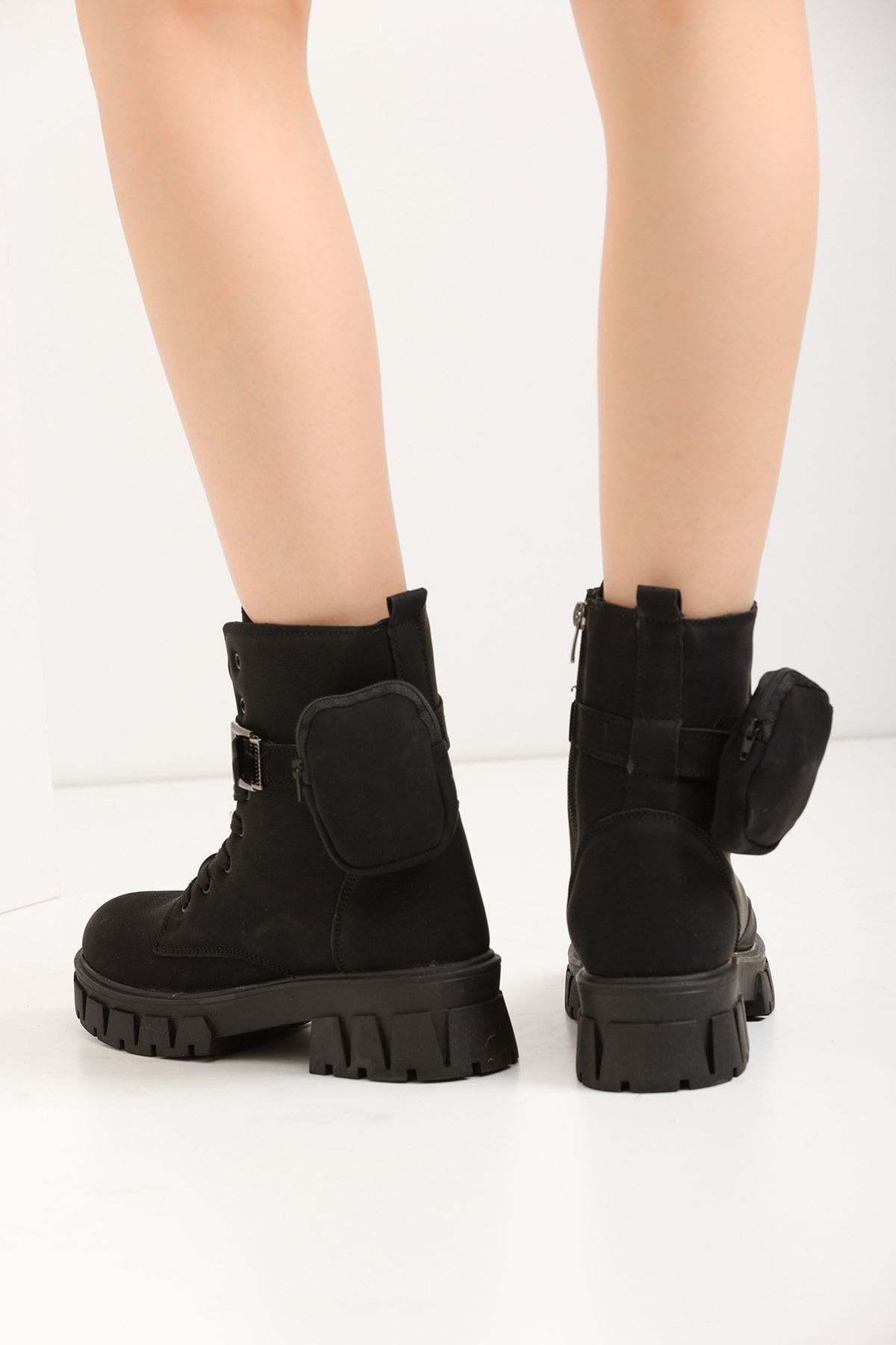 Black Women's Boots 7640