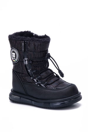 Black Children's Boots 9090