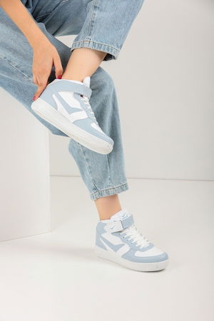 Blue White Unisex Sneakers 2185