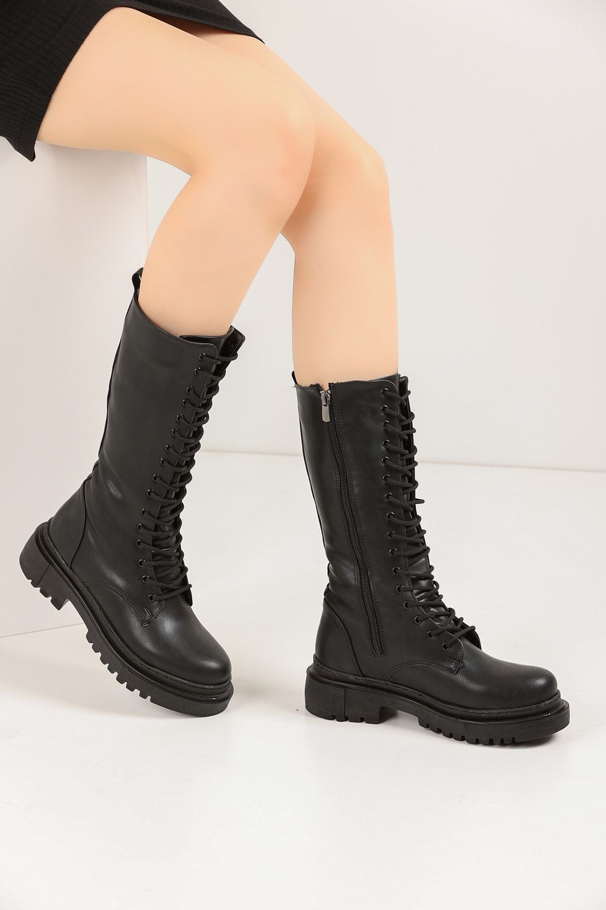 Black Women's Boots K44