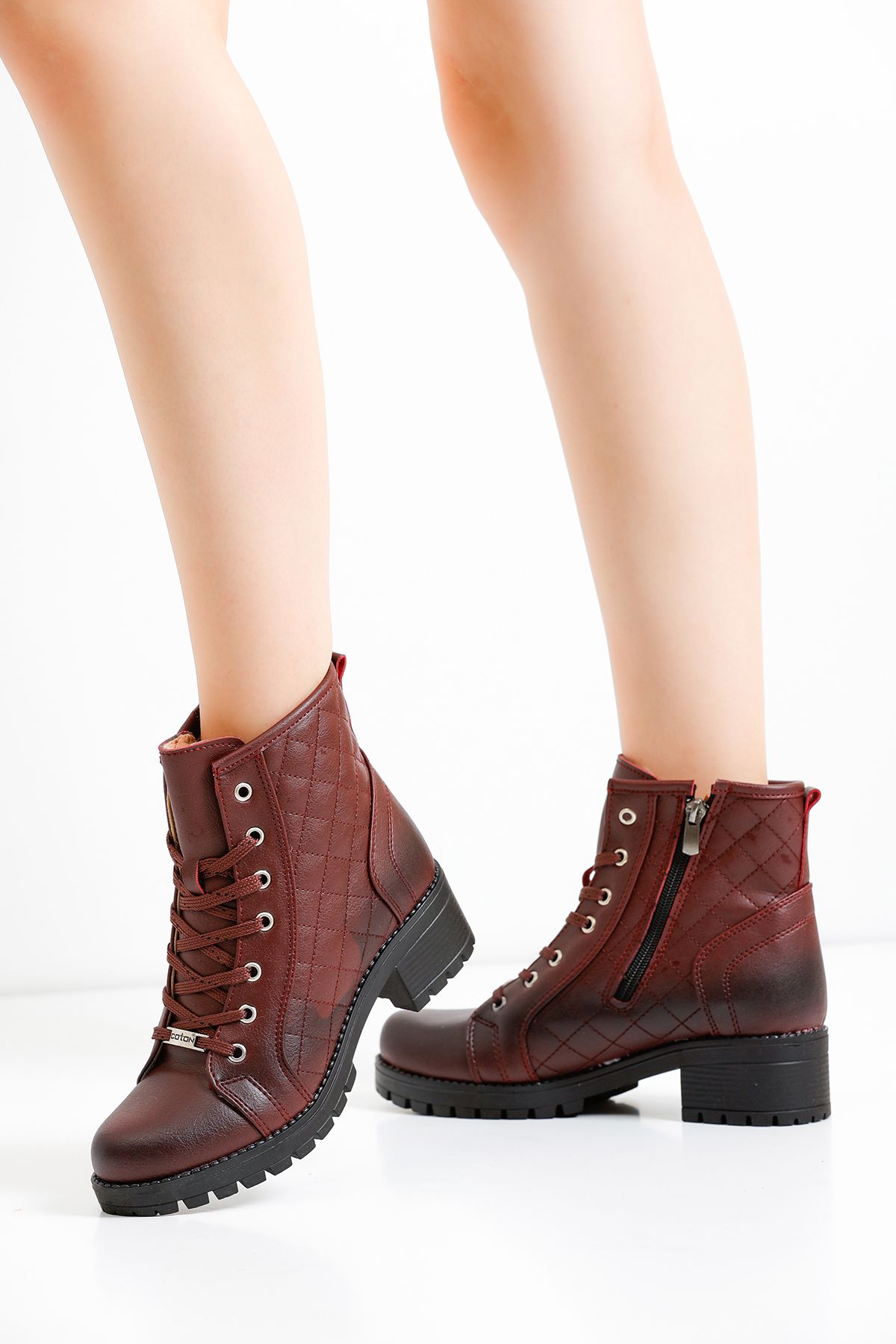 Burgundy Women's Boot 760