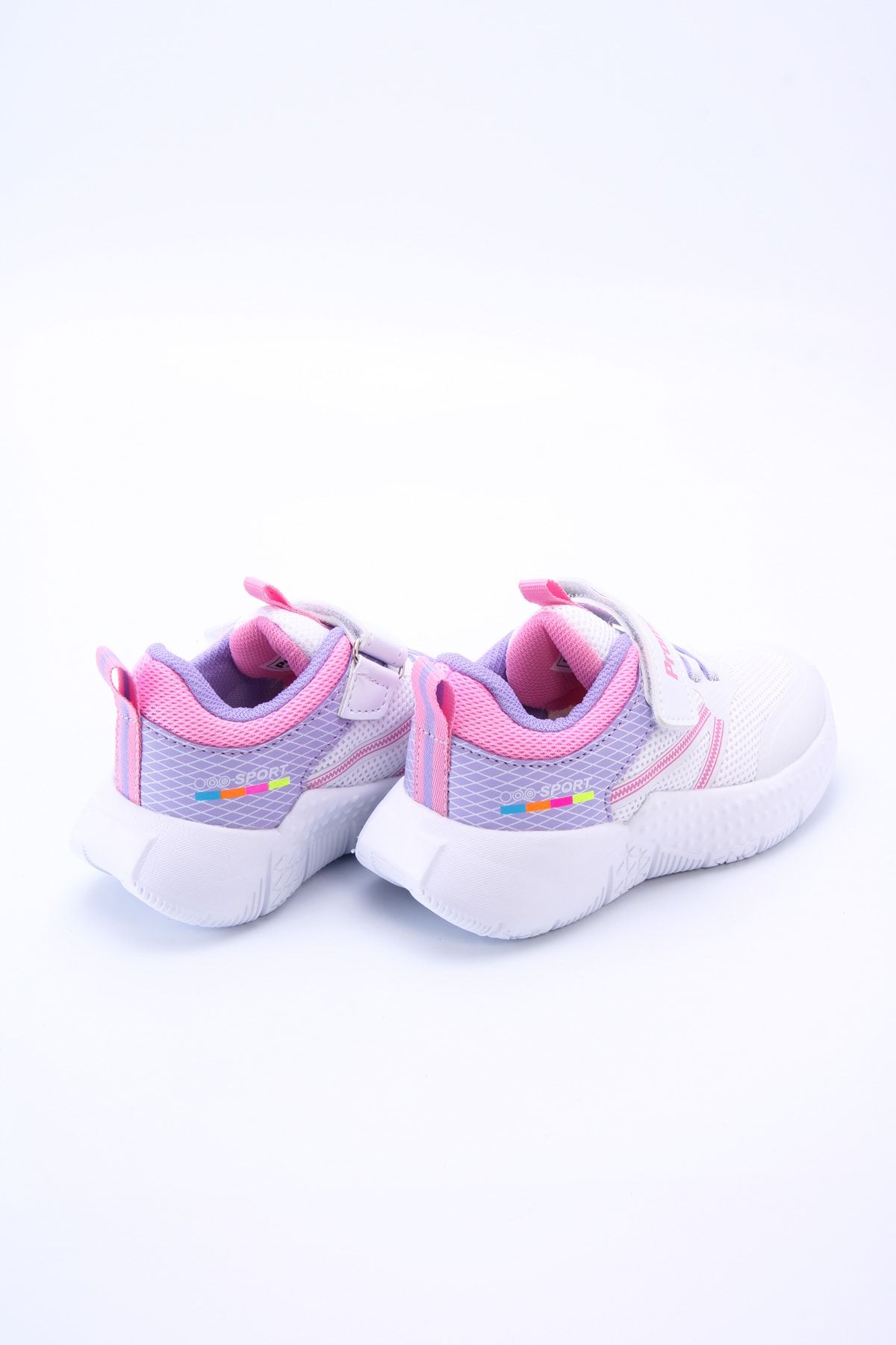 White Pink Kids Sneaker 1756