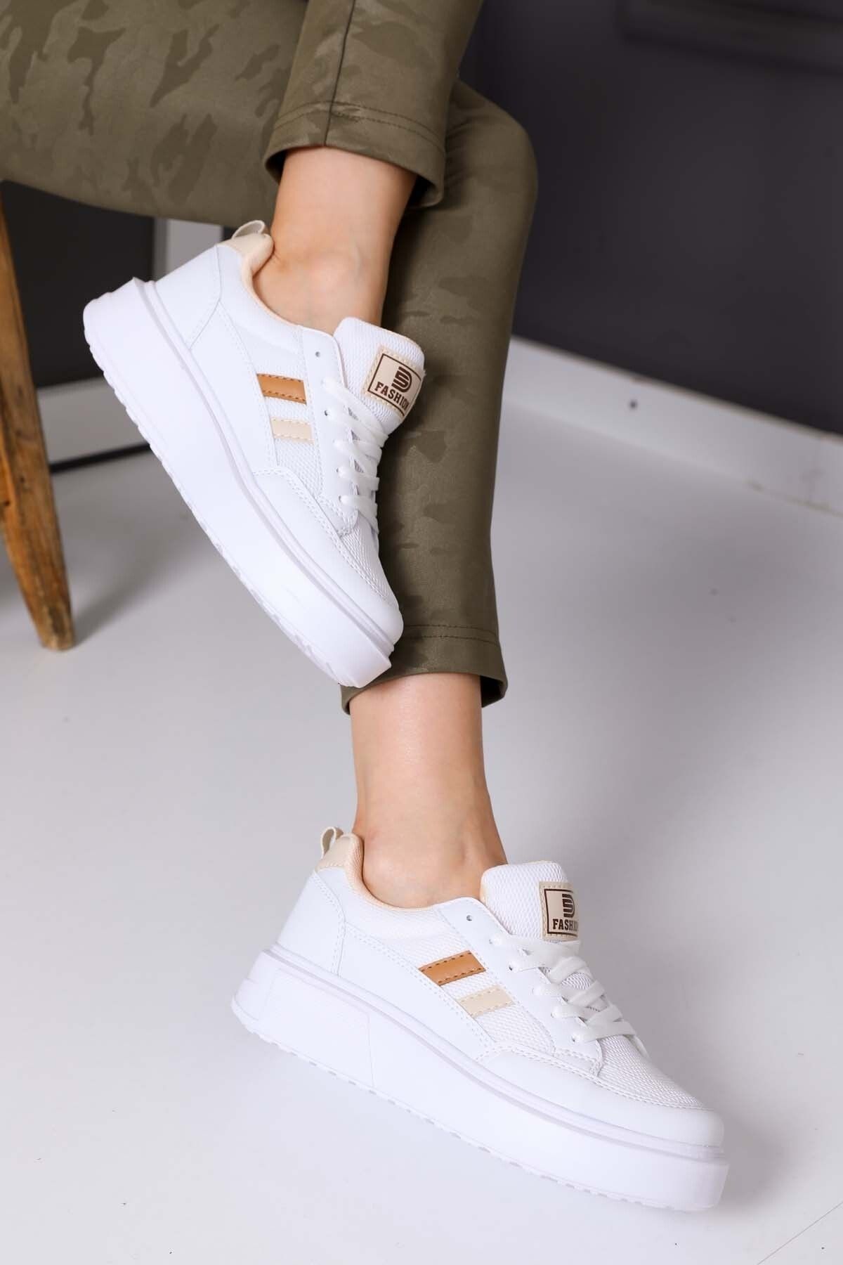 White Nude Women's Sneaker 0151