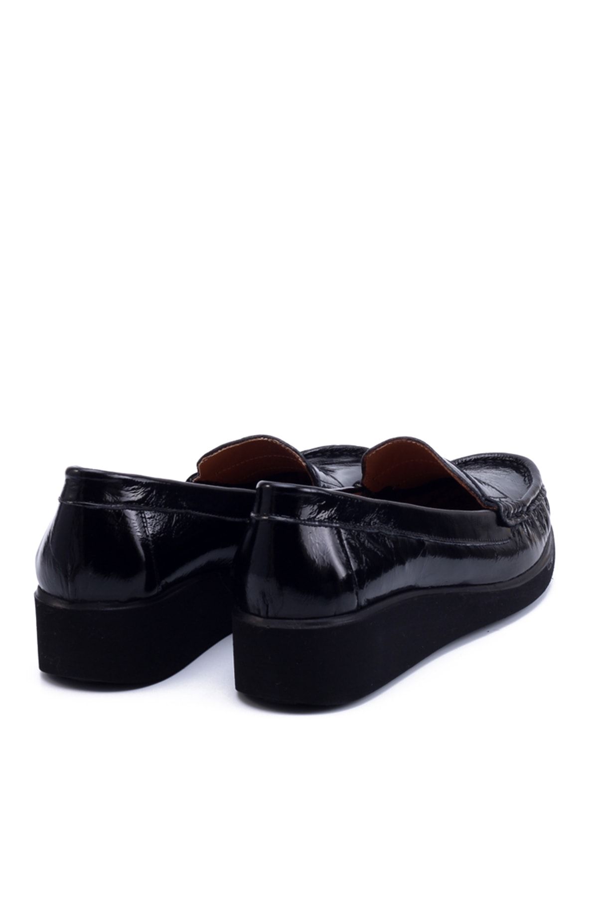 Black Women's Genuine Leather Shoes Bt01