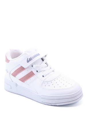 White Powder Kids Sneaker Ez716