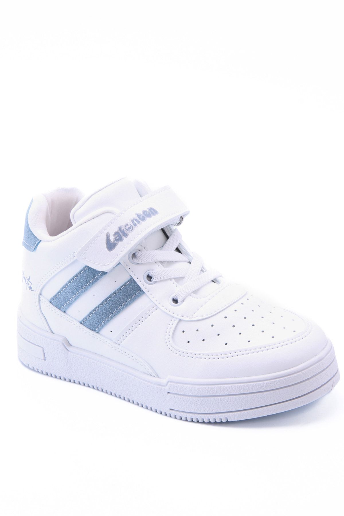 White Gray Kids Sneaker Ez716