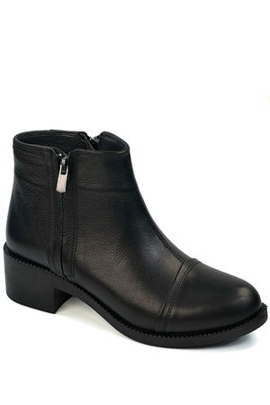 Black Women's Genuine Leather Boots MYM0003