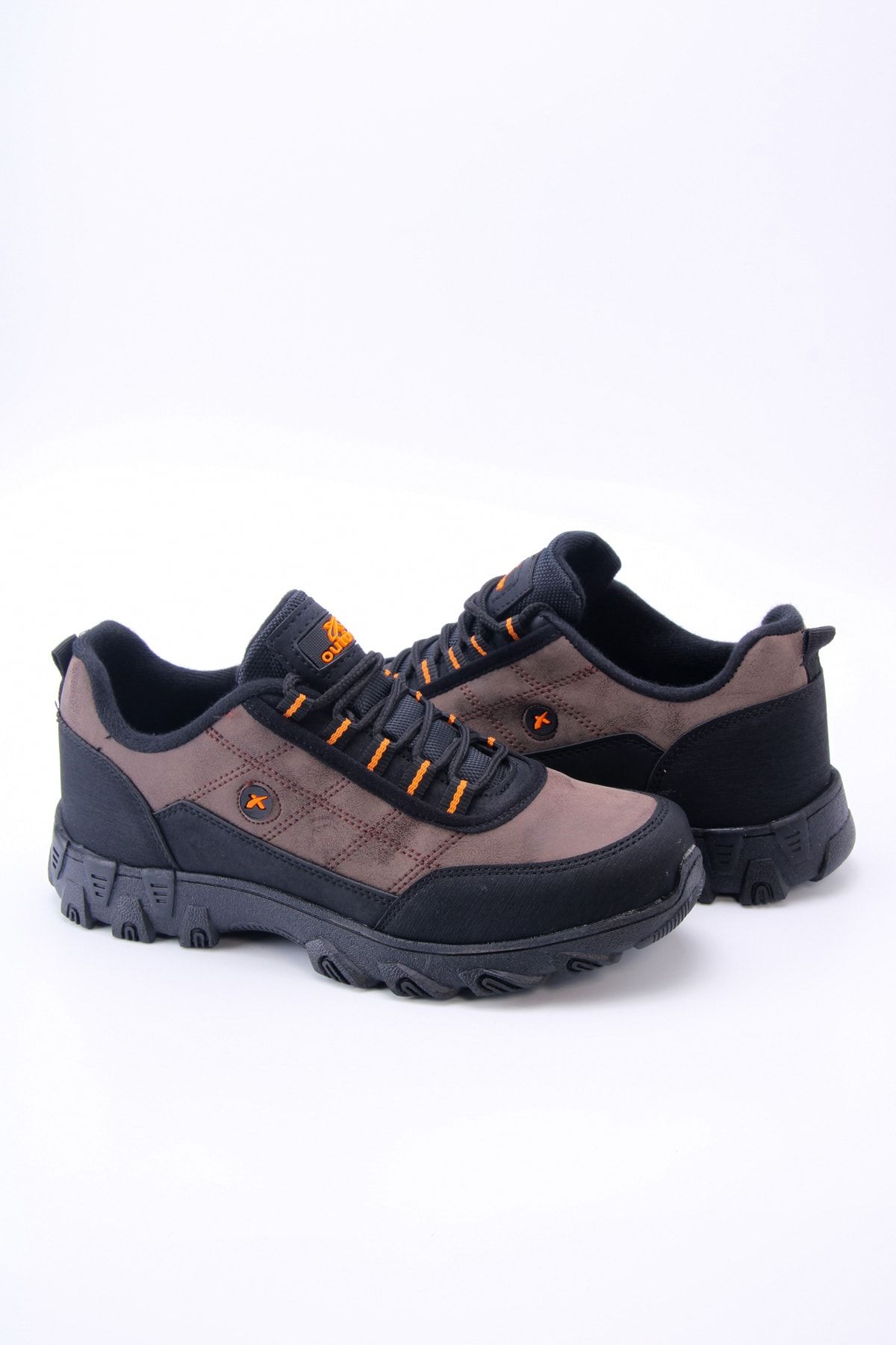 Brown Unisex Outdoor Shoes Ez06