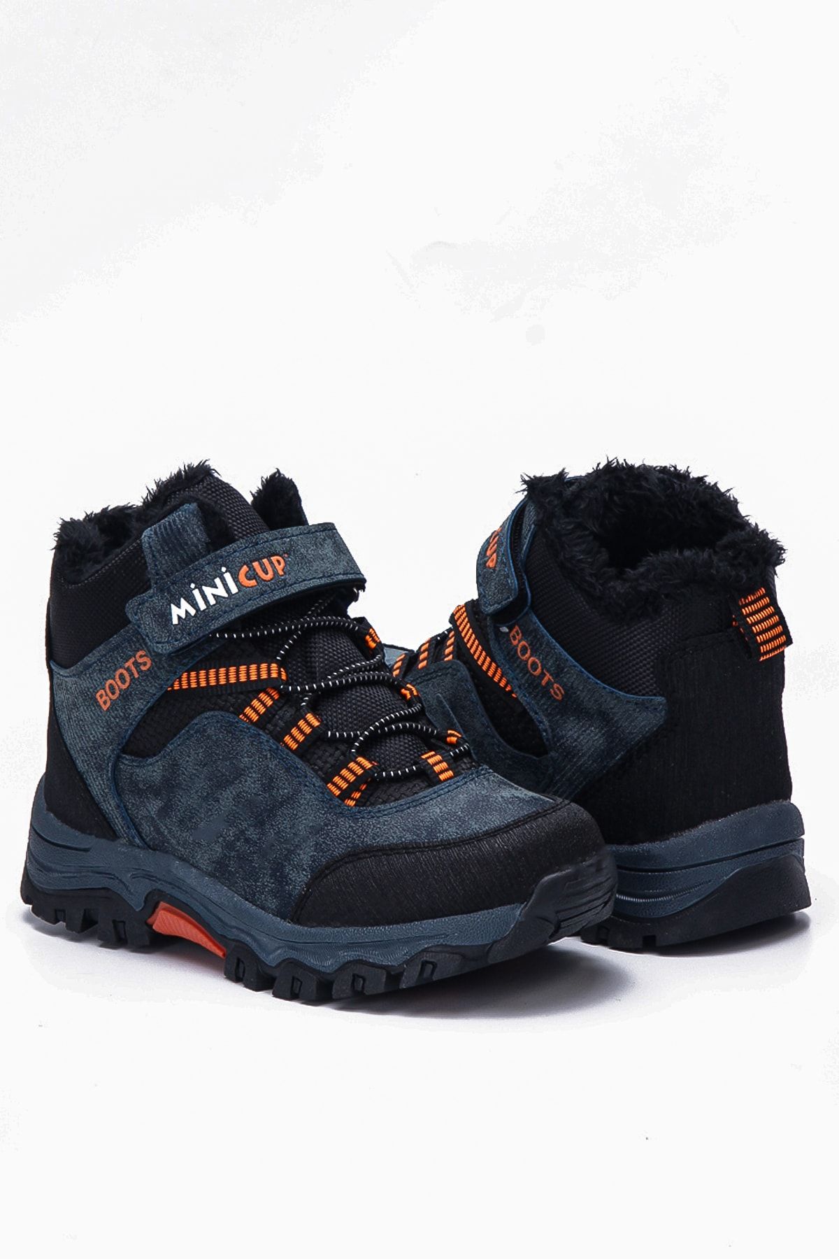 Navy Blue Children's Boots 3018