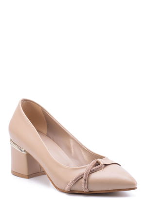 Cream Women's Stone Heeled Shoes 2006