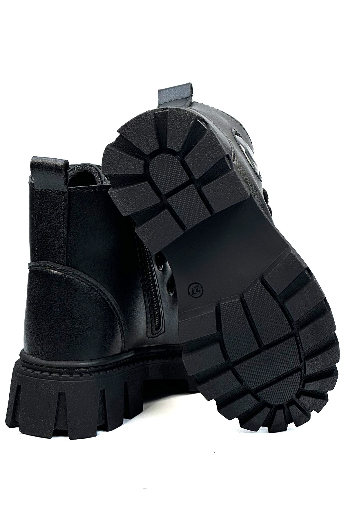 Black Children's Postal Boots 486