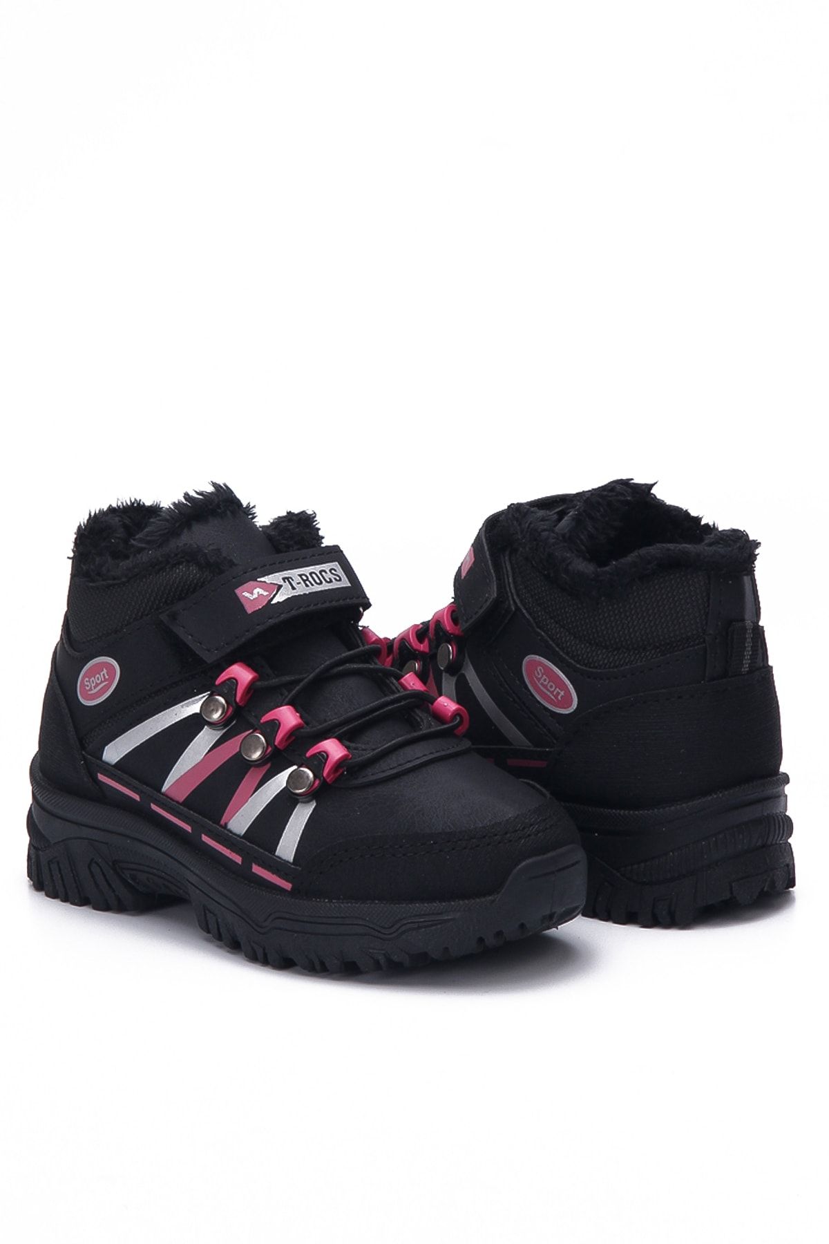 Black Fuchsia Kids Boots Bl03