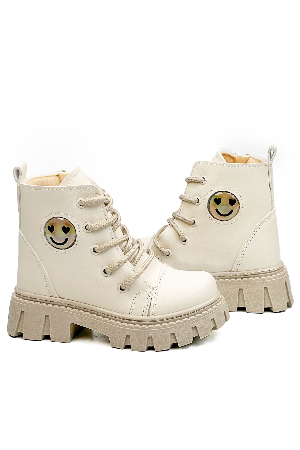 Beige Children's Postal Boots 486