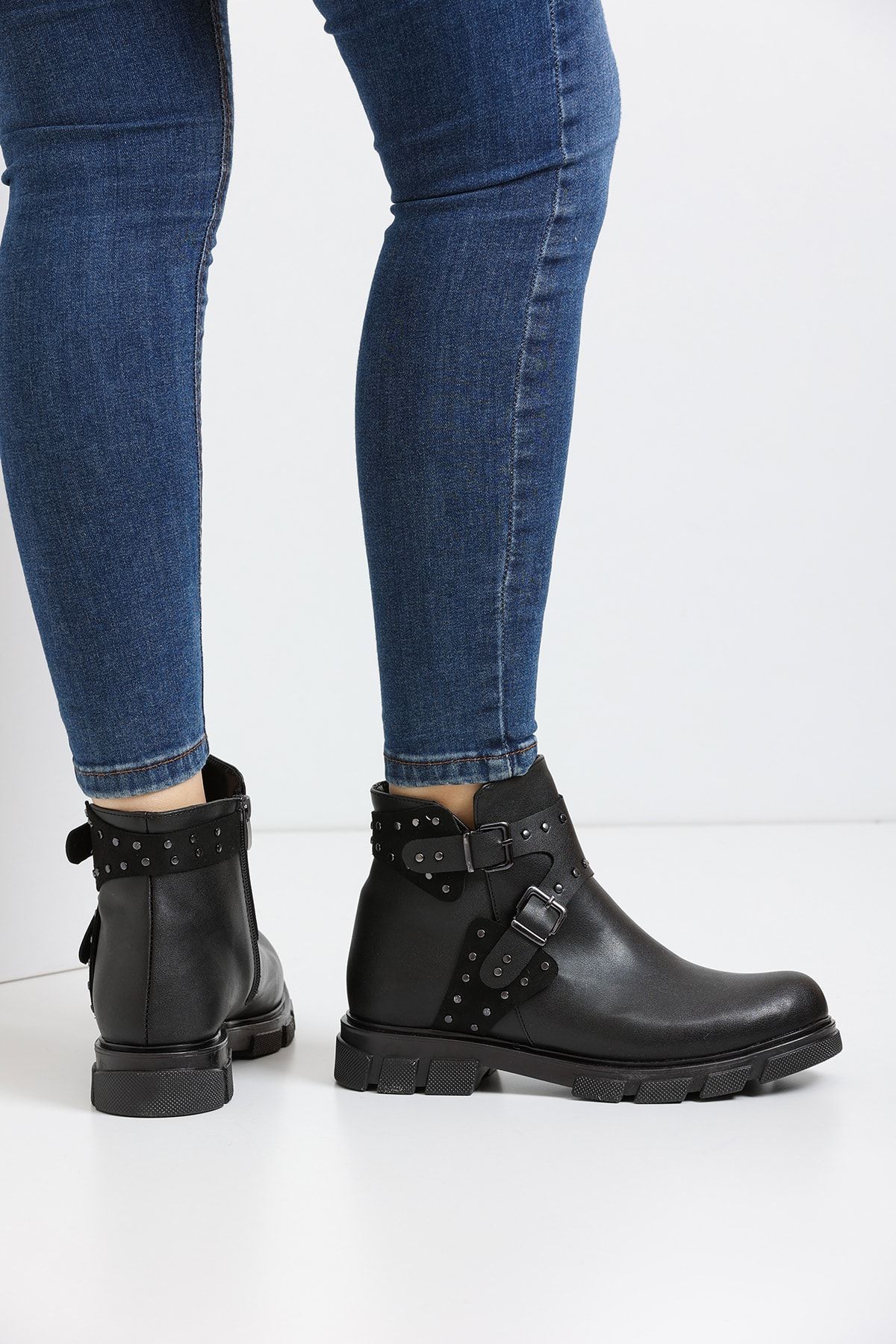 Black Women's Boots L001