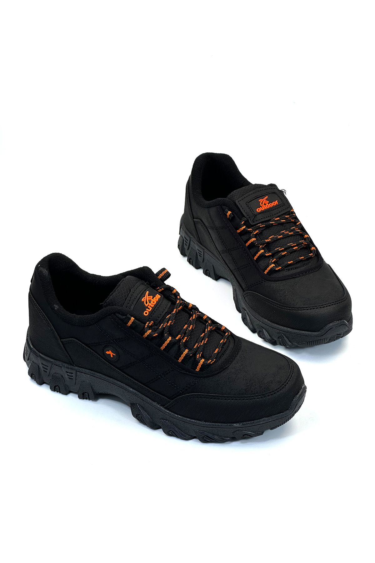 Black Orange Unisex Outdoor Shoes EZ06