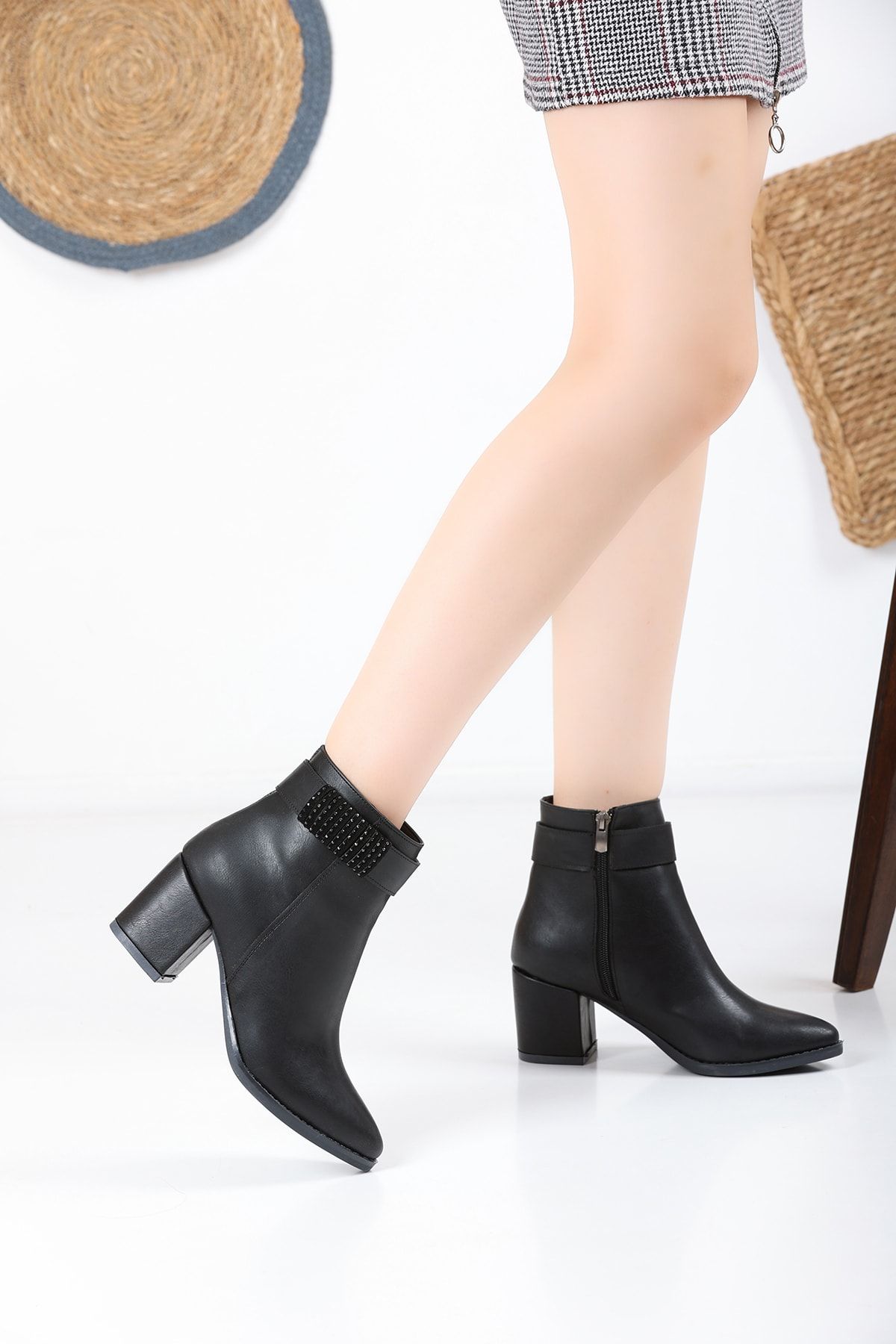 Black Women's Boots 2358