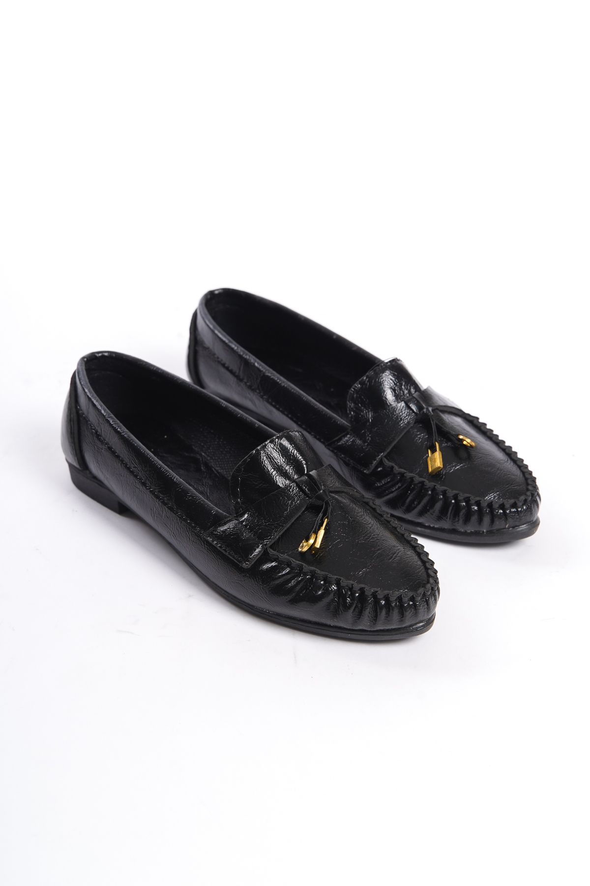 Black Women's Casual Comfortable Buckle Casual Classic Shoes Babet LRS02