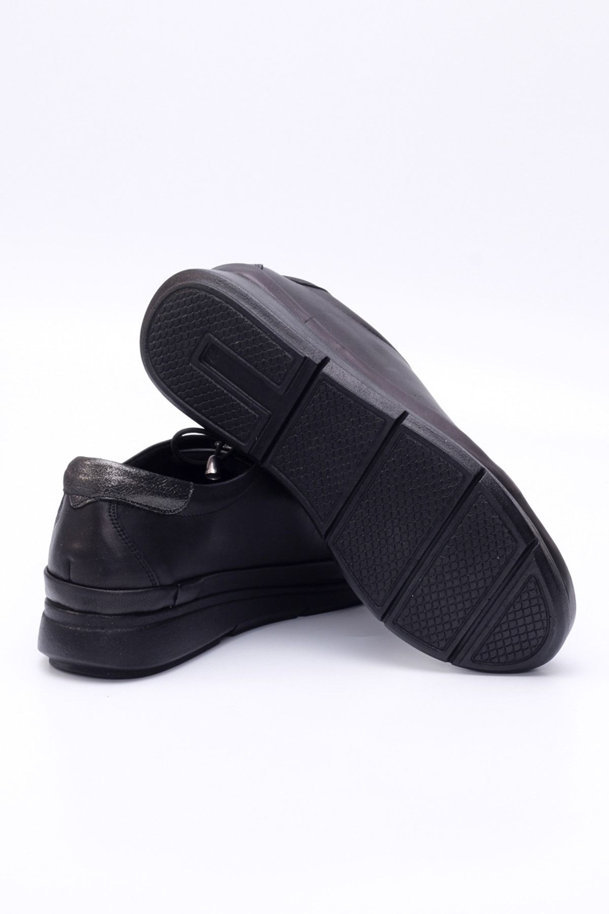 Black Women's Genuine Leather Shoes 4500