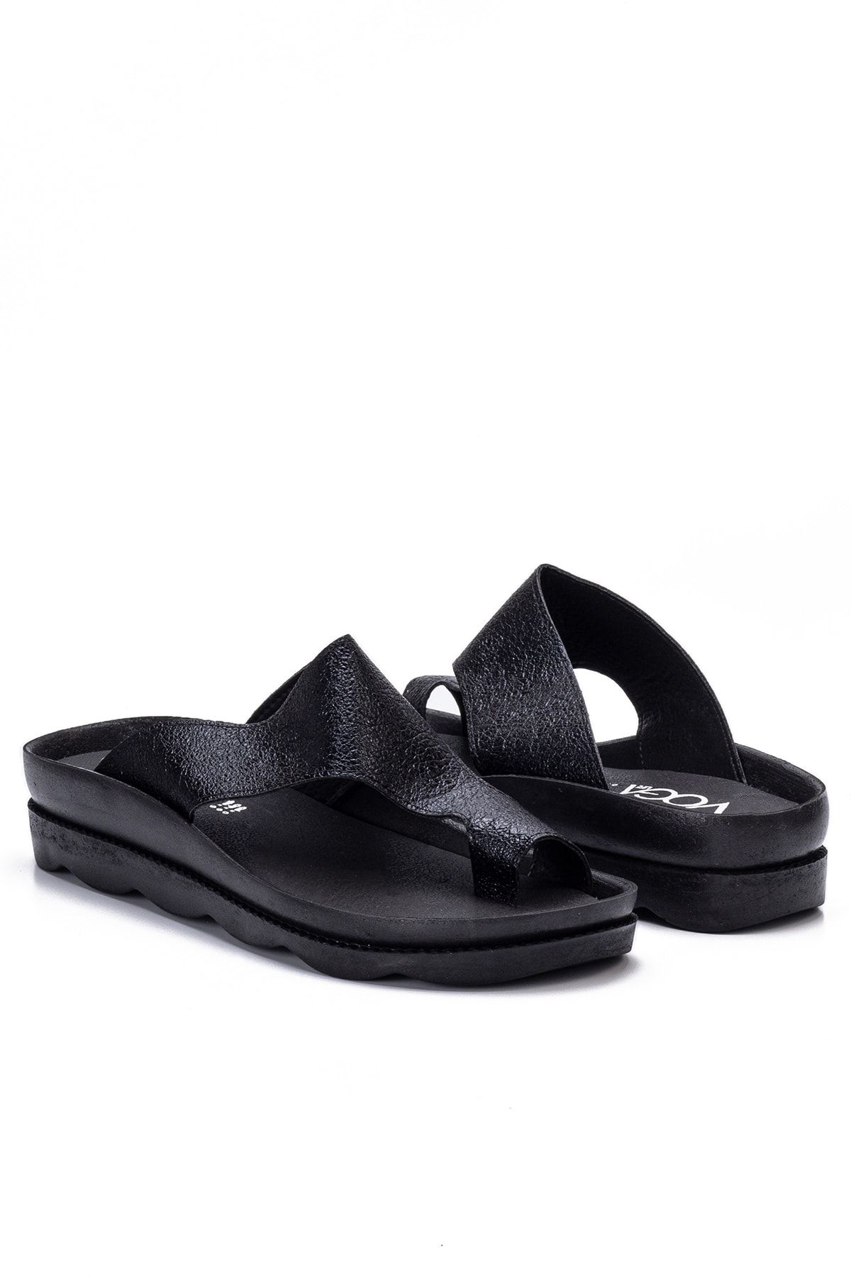 Black Women's Slippers 1444b