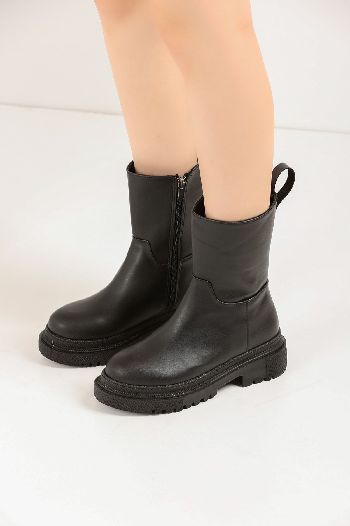 Black Women's Boots Ez214