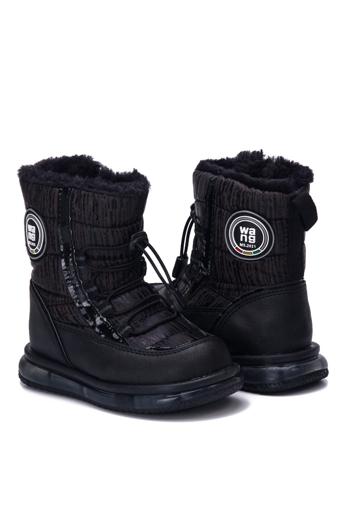 Black Children's Boots 9090