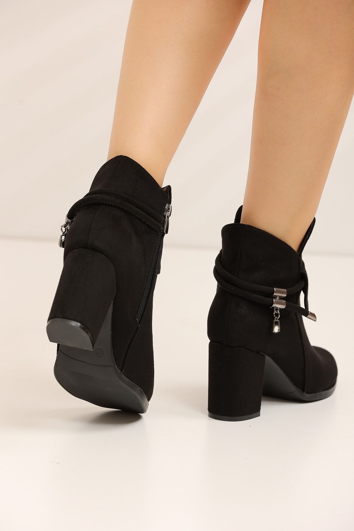 Black Suede Women's Boots 2920