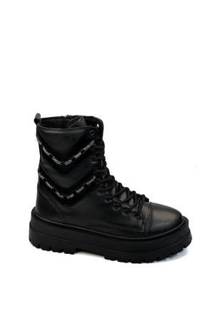 Black Women's Postal Boots 197