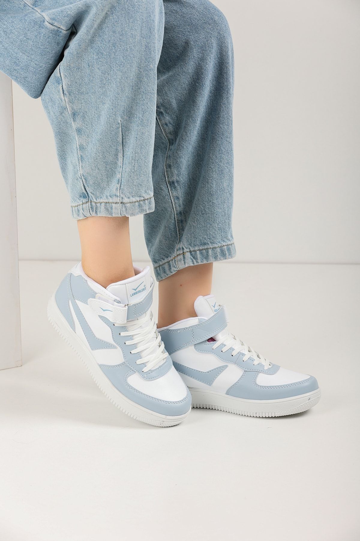 Blue White Unisex Sneakers 2185