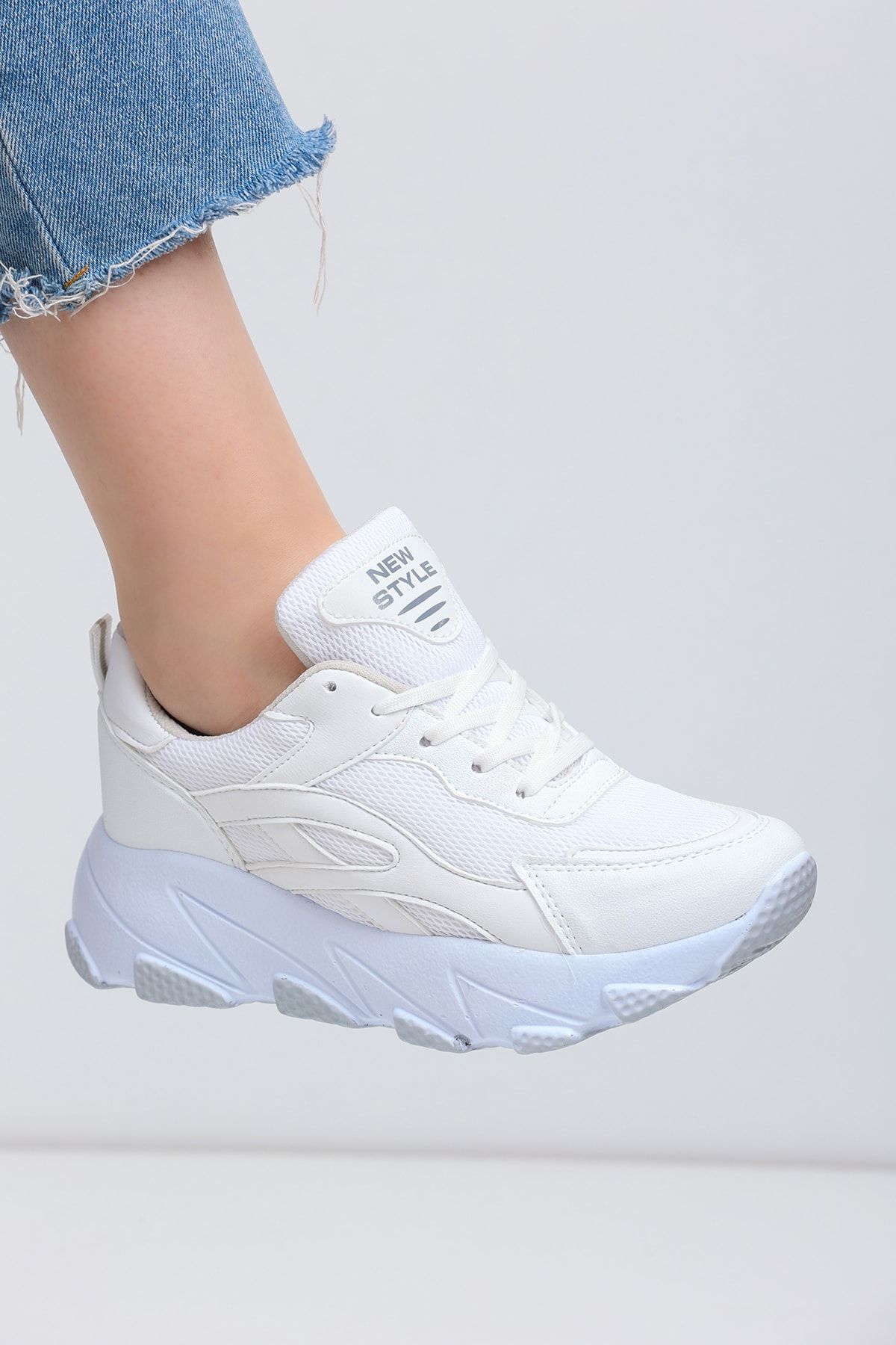 White Women's Sneaker Zf001