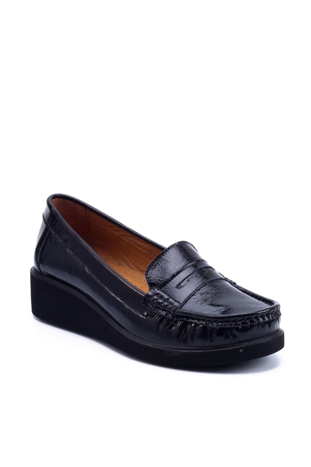 Black Women's Genuine Leather Shoes Bt01