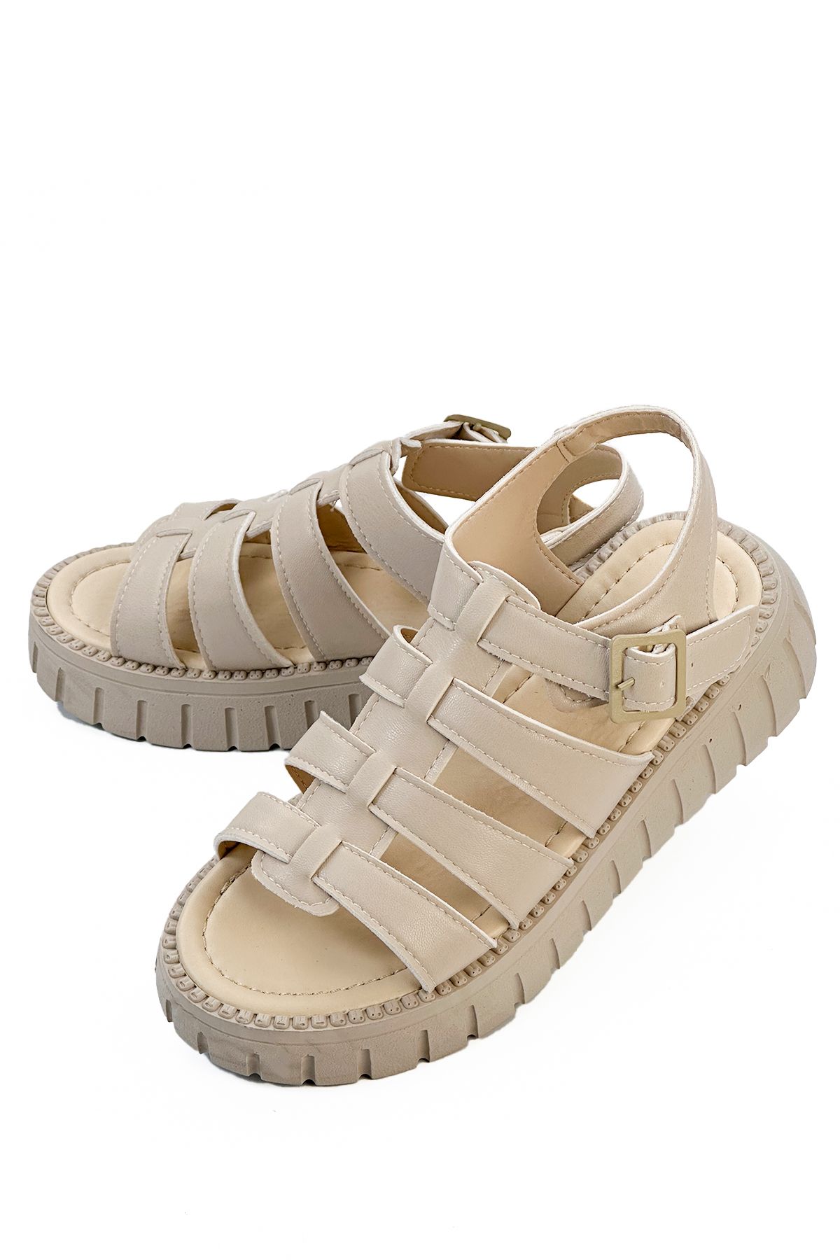 Beige Women's Sandals S15