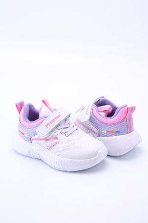 White Pink Kids Sneaker 1756