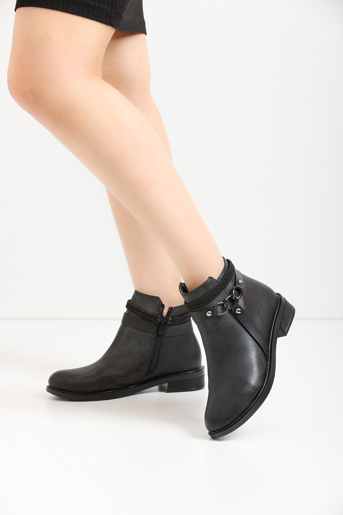 Black Women's Boots A100