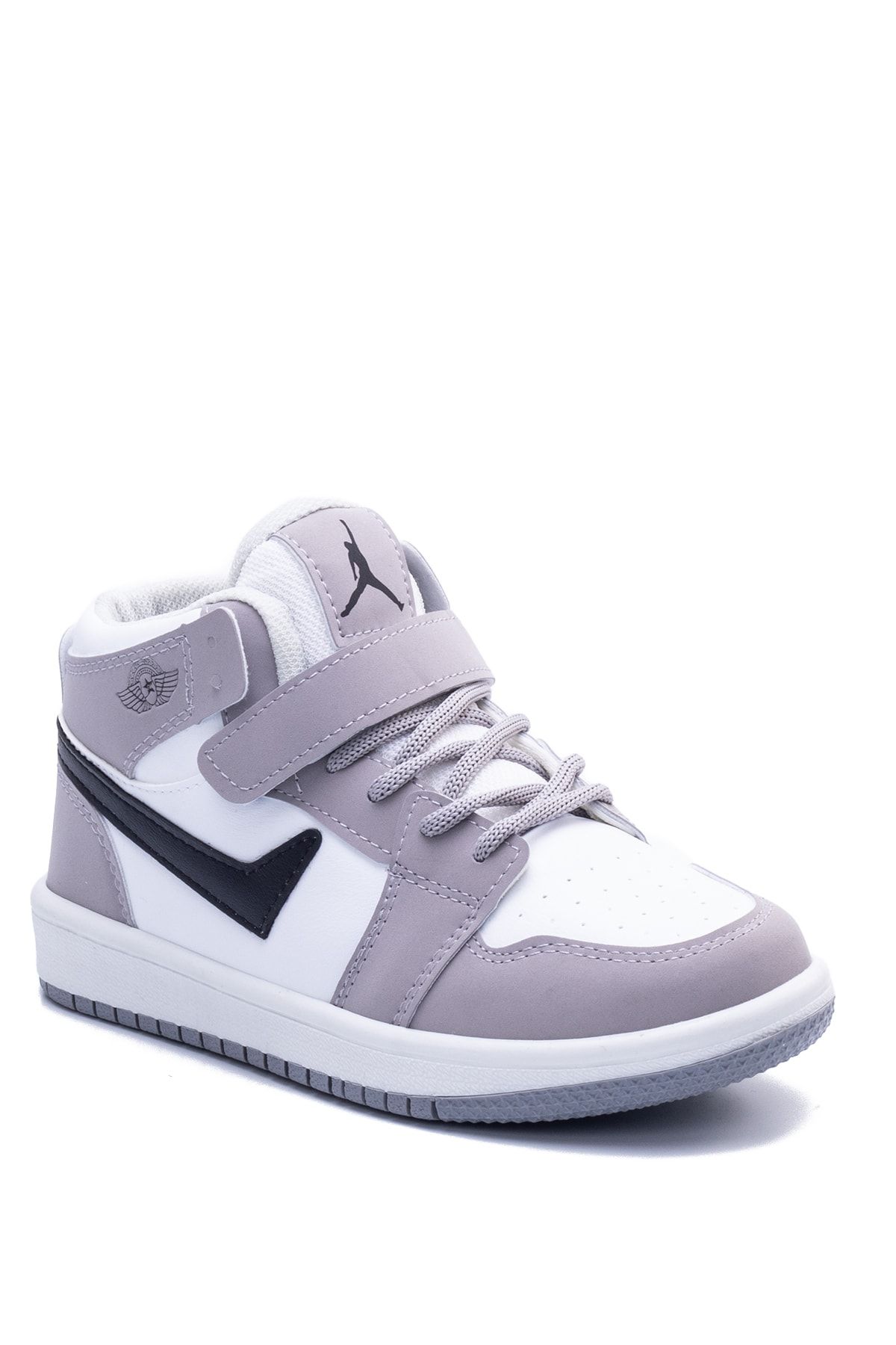 White Gray Kids Sneaker 7169