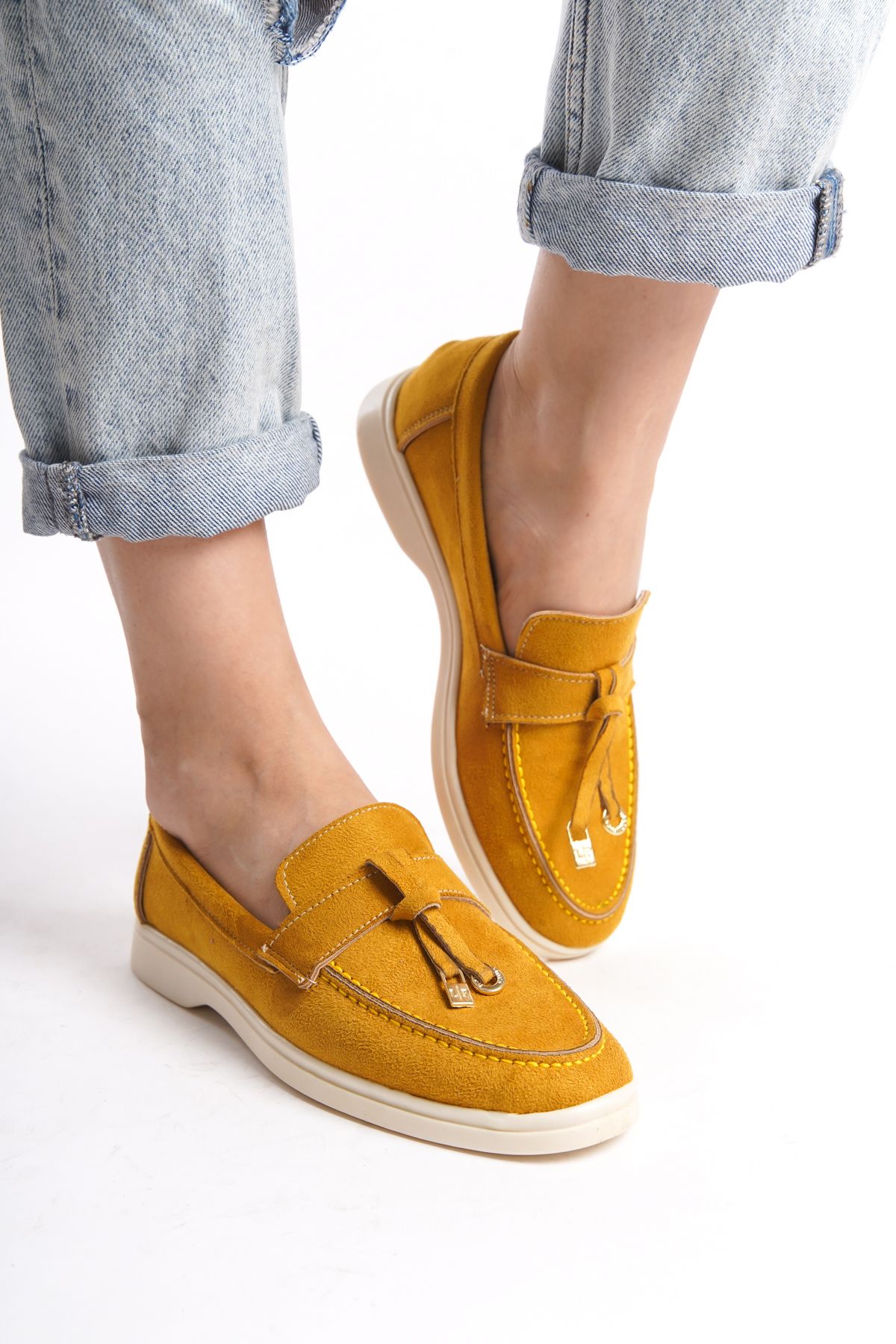 Mustard Women's Loafer Shoes 218