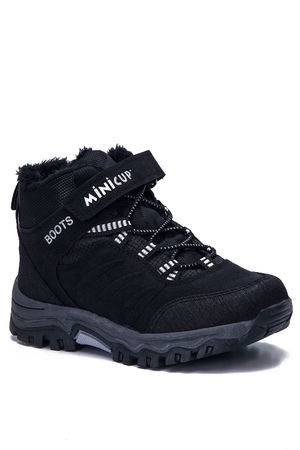 Black Children's Boots 3018