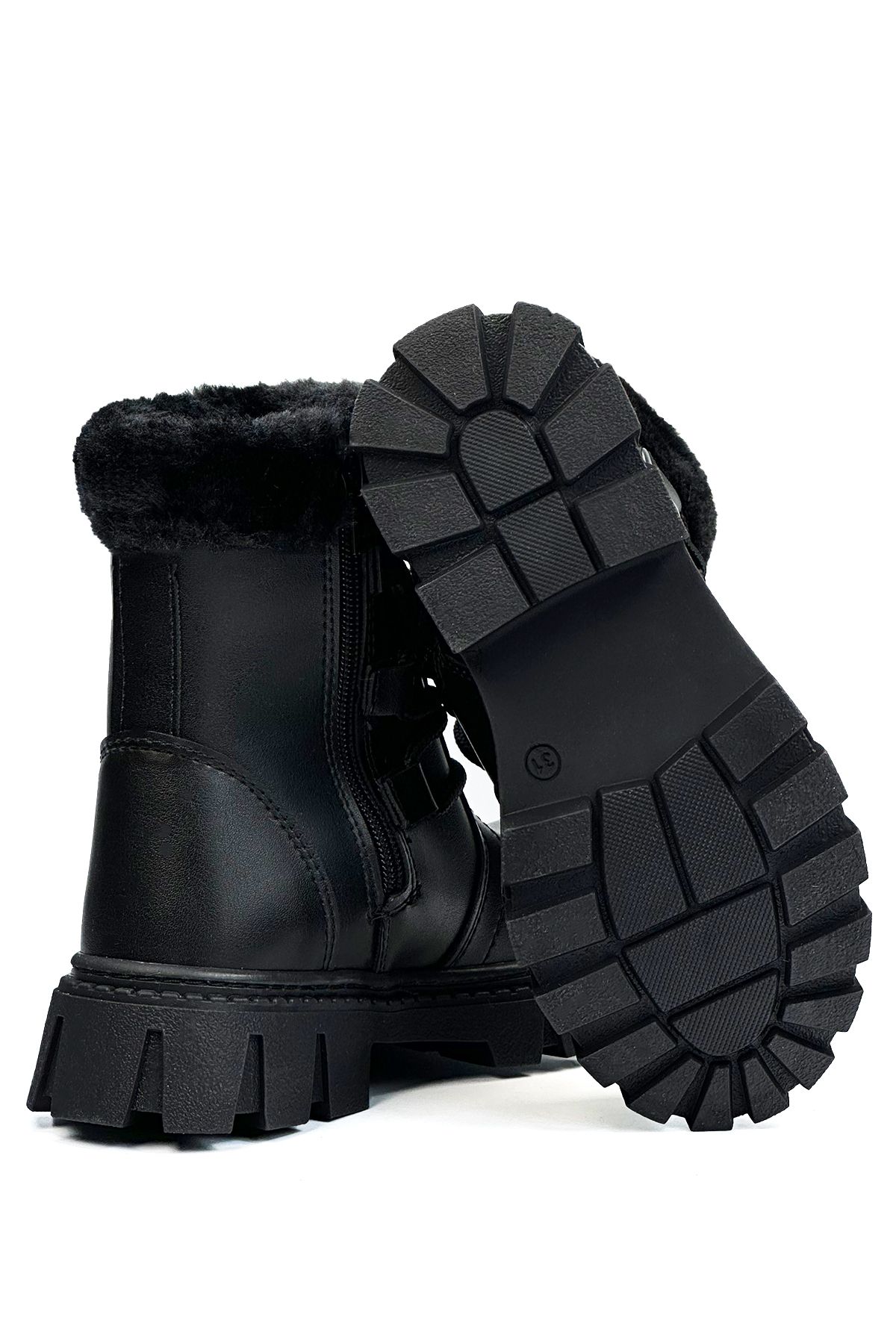 Black Children's Postal Boots 485