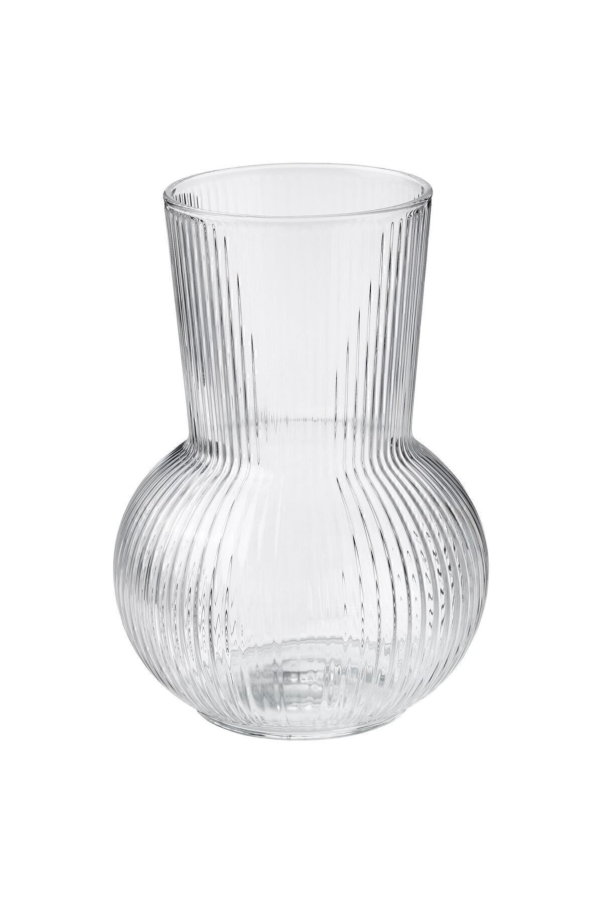 Decorative Vase Small Size Carafe 17 Cm Translucent Glass